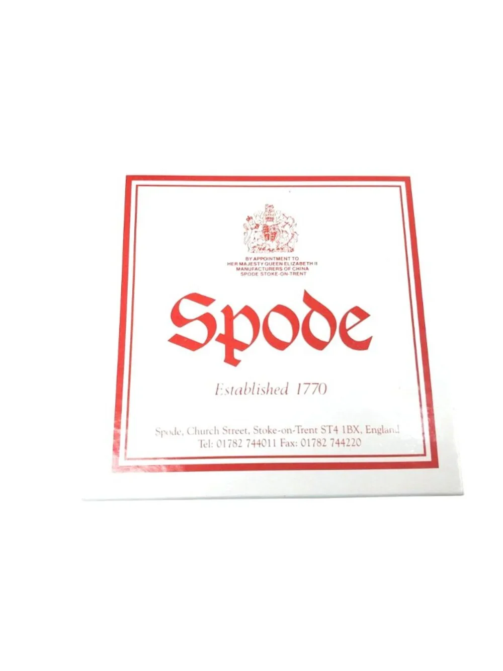 Spode Christmas Tree Coasters Set Of 6 Cork Backed Holiday Made In England